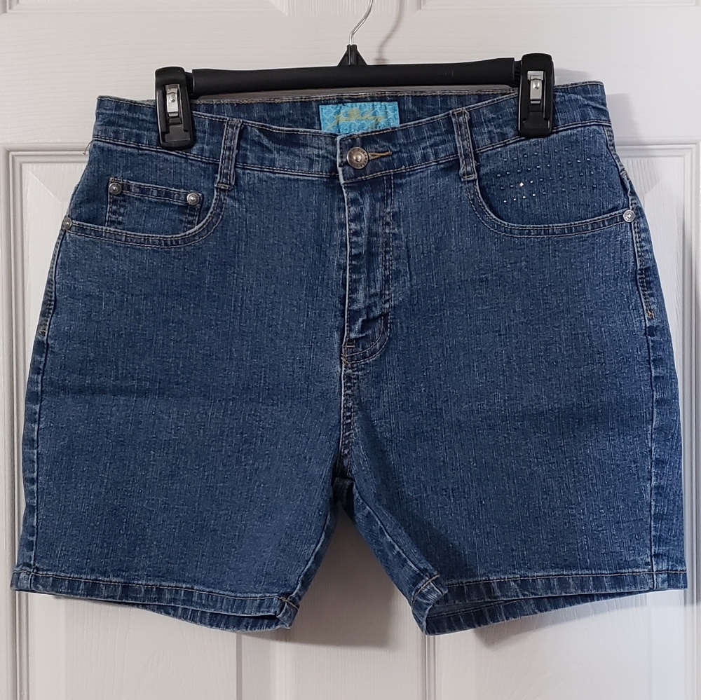 Women's Jean Bay Dark Wash Denim Jean Shorts